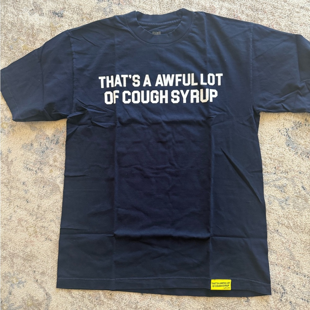That’s A Awful Lot Of Cough Syrup Classic Logo Tee (Navy)